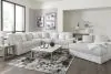 Ashley Furniture 25903/66/67/77/15 Ashley Furniture 25903/66/67/77/15 Stupendous - 4 Pc. - 3-Piece Sectional, Oversized Chaise - Alloy