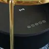 Ashley Furniture A4000669 Nedman - Accent Table With Speaker - Black / Gold Finish
