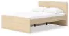 Ashley Furniture EB9632B12 Ashley Furniture EB9632B12 Onita - Queen Panel Platform Bed With 1 Side Storage - Natural
