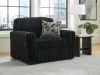 Ashley Furniture 9810323 Midnight-Madness - Chair And A Half - Onyx