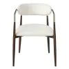 ACME DN07001 Clayten - Arm Chair (Set of 2) - Brown Oak