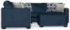 Jackson Furniture Industries 2223/63/59/73/28-68 Jetson - 3 Piece Sectional With Comfort Coil Seat Cushions, 6 Included Accent Pillows & Cocktail Ottoman - Nile