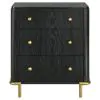 Coaster Fine Furniture 224330KE-S5 Arini - 5 Piece Eastern King Bedroom Set - Black And Natural