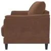Coaster Fine Furniture 552101 Selma - Velvet Upholstered Crescent Arm Sofa - Rust