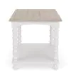 Riverside Furniture 30707 Rosalie - Rectangular Spindle End Table - White