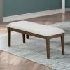 New Classic D1464B-25 Essence - Dining Bench With Natural Cushion - Brown