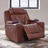 Liberty Furniture 7020CN-12P Caswell - Swivel Glider Recliner P2 - Nature Chestnut