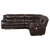 Coaster Fine Furniture 610190RLCP Sycamore - RAF Power Loveseat - Brown