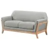 Coaster Fine Furniture 511072 Vaughn - Fabric Upholstered Flared Arm Loveseat - Gray