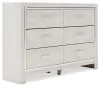 Ashley Furniture B2640-31 Altyra - Six Drawer Dresser - White