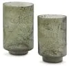 Ashley Furniture A2000623 Clarkton - Candle Holder Set (Set of 2) - Green