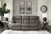 Ashley Furniture 68804/88/86 Ashley Furniture 68804/88/86 First Base - 2 Pc. - Reclining Sofa, Reclining Loveseat - Gunmetal