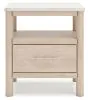 Ashley Furniture B2615-91 Cadmori - One Drawer Night Stand - Two-Tone