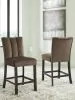 Ashley Furniture PCD581-124 Jeshina - Upholstered Barstool (Set of 2) - Mocha