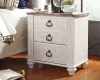 Ashley Furniture B267/31/36/58/56/99/92(2) Ashley Furniture B267/31/36/58/56/99/92(2) Willowton - 7 Pc. - Dresser, Mirror, King Panel Bed, 2 Nightstands - Whitewash