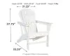 Ashley Furniture P011/898(2)/703 Sundown Treasure - 3 Pc. - Conversation Set - White