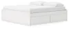Ashley Furniture EB9630B18 Ashley Furniture EB9630B18 Onita - King Platform Bed With 2 Side Storage - White