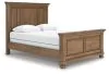 Ashley Furniture PCB779B2 Ashley Furniture PCB779B2 Feddinger - Queen Panel Bed - Medium Brown