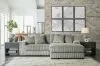 Ashley Furniture 21105S4 Ashley Furniture 21105S4 Lindyn - Right Arm Facing Corner Chaise 2 Pc Sectional - Fog