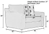 Jackson Furniture Industries 328801-1842/18-2078/48 Hooten - Chair - Nickel