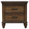 CoasterEssence 300525KW-S5 Devon - 5 Piece California King Bedroom Set - Burnished Oak