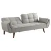 Coaster Fine Furniture 360096 Caufield - Upholstered Tufted Convertible Sofa Bed - Gray
