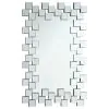 CoasterEssence 901838 Pamela - Rectangular Frameless Wall Mirror - Silver