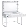 CoasterEssence 935934 Umbridge - 3-Drawer Vanity Set With Lighting - Chrome And White
