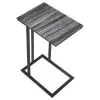 CoasterEssence 936034 Vicente - Marble Top C-Shaped Sofa Side Table - Gray