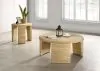 Coaster Fine Furniture 708507 Artina - Woven Rattan Round Side End Table - Natural