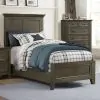 Intercon SM-BR-4325T-GRY-C Intercon SM-BR-4325T-GRY-C San Mateo Youth - Twin Standard Bed - Gray
