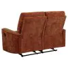 Coaster Fine Furniture 609575 Navarro - Chenille Upholstered Reclining Loveseat - Burnt Orange