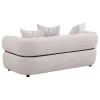 Coaster Fine Furniture 508961-S2 Jeanette - 2 Piece Fabric Upholstered Round Arm Sofa Set - Beige