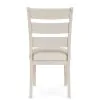 Riverside Furniture 79458 Glenndale - Wood Back Upholstered Side Chair (Set of 2) - Aged White