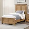 New Classic 00-B3907-500 New Classic 00-B3907-500 Sunstone - 3/3 Twin Panel Bed - Natural