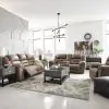 Ashley Furniture 3990588 Stoneland - Reclining Sofa - Light Brown
