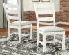 Ashley Furniture D546-01 Valebeck - Dining UPH Side Chair (Set of 2) - Beige / White