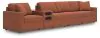 Ashley Furniture 92102S61 Ashley Furniture 92102S61 Modmax - 5-Piece Sectional With Audio Console - Spice
