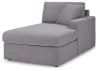 Ashley Furniture 92104S125 Ashley Furniture 92104S125 Modmax - 5-Piece Double Chaise Sectional - Granite