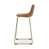 Ashley Furniture PCD373-230 Ashley Furniture PCD373-230 Ciabori - Tall Upholstered Barstool (Set of 2) - Brown / Gold