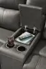 Ashley Furniture PCU1200018 Bleckley - Power Reclining Loveseat With Console / Adjustable Headrest - Anchor