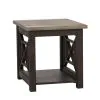 Liberty Furniture 422-OT1020 Heatherbrook - End Table - Charcoal & Ash