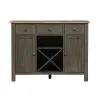 Liberty Furniture 62-SR4836 Lindsey Farm - Server - Gray & Sandstone