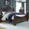 Liberty Furniture 737-BR-KPS Liberty Furniture 737-BR-KPS Messina Estates - King Poster Bed - Dark Brown