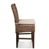 Riverside Furniture 36967 Mix-N-Match Chairs - Woven Counter Upholstered Stool (Set of 2) - Hazelnut