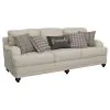 CoasterElevations 511094-S3 Glenn - 3 Piece Upholstered Sofa Set - Light Gray And Gray