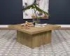 Coaster Fine Furniture 708068 Devar - Square Engineered Wood Coffee Table - Mango Brown