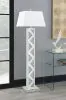 CoasterElevations 920140 Carmen - Empire Mirrored Acrylic Floor Lamp - Silver