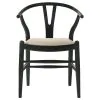 Coaster Fine Furniture 108482 Crestmont - Wood Wishbone Dining Side Chair (Set of 2) - Black