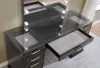 Furniture of America FOA-DK5682DG-PK Valentina - Vanity Set - Obsidian Gray
